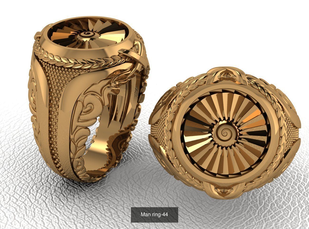 100 ring 3D Model Collection_62