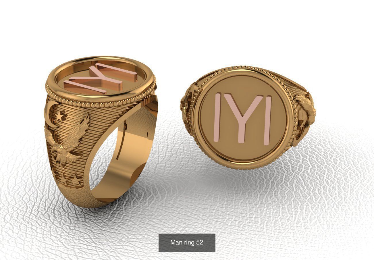 100 ring 3D Model Collection_70