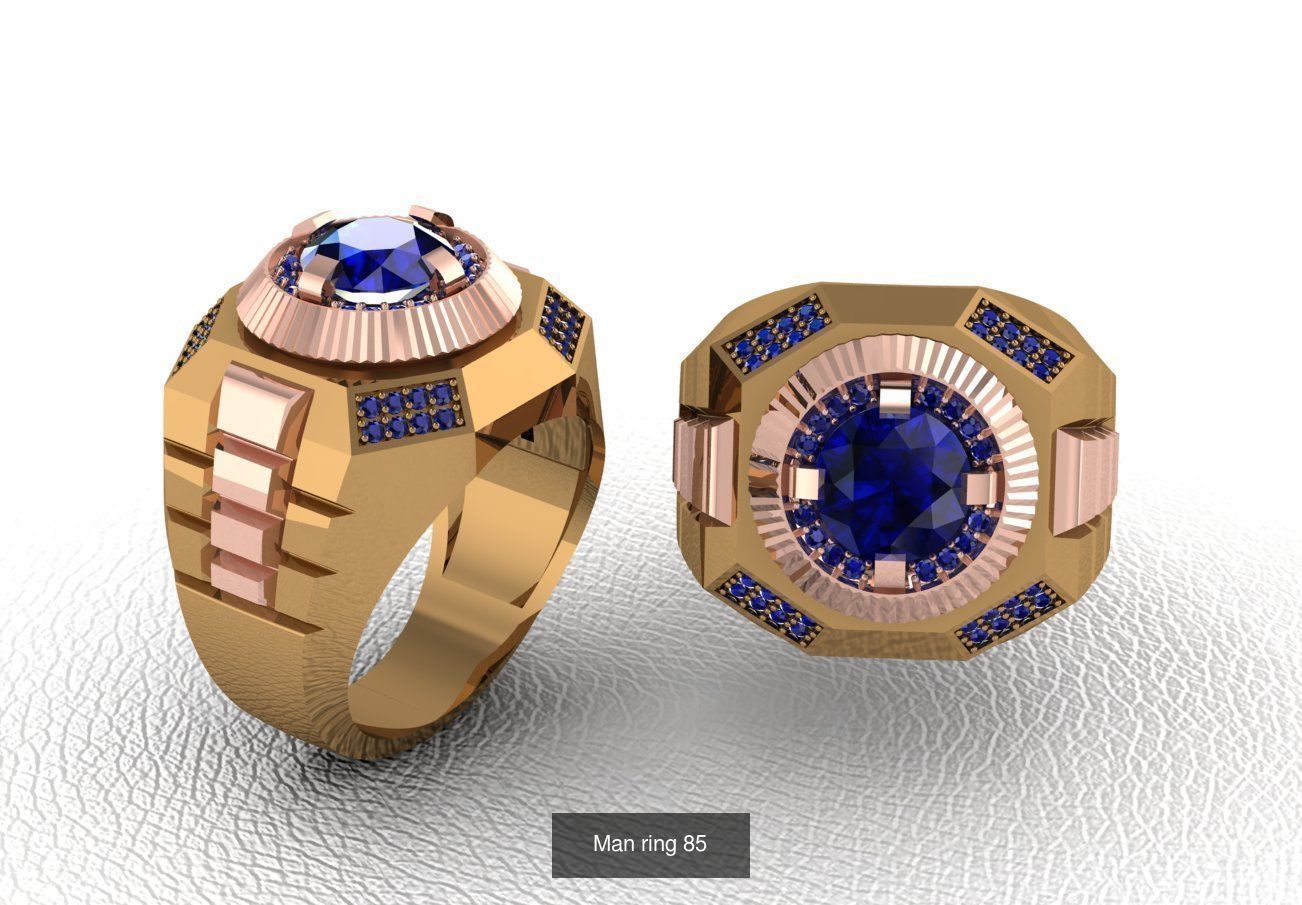 100 ring 3D Model Collection_102