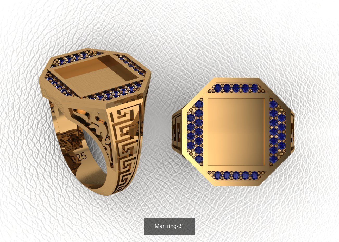 100 ring 3D Model Collection_49