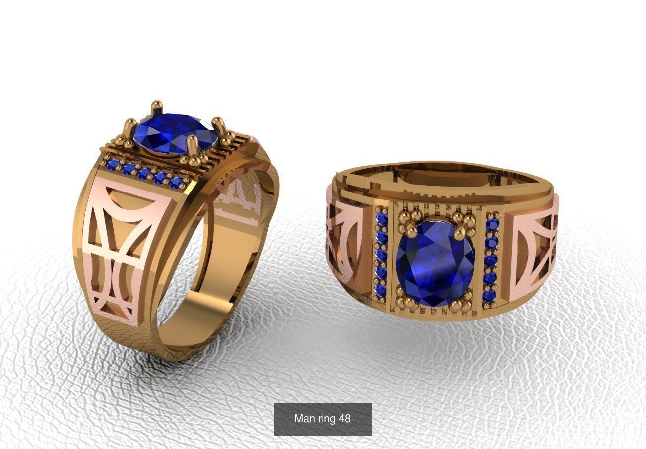 100 ring 3D Model Collection_66