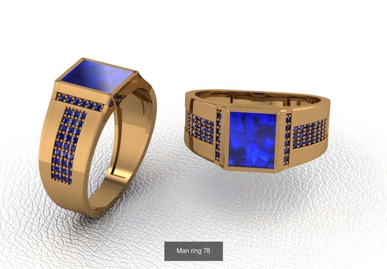 100 ring 3D Model Collection_95