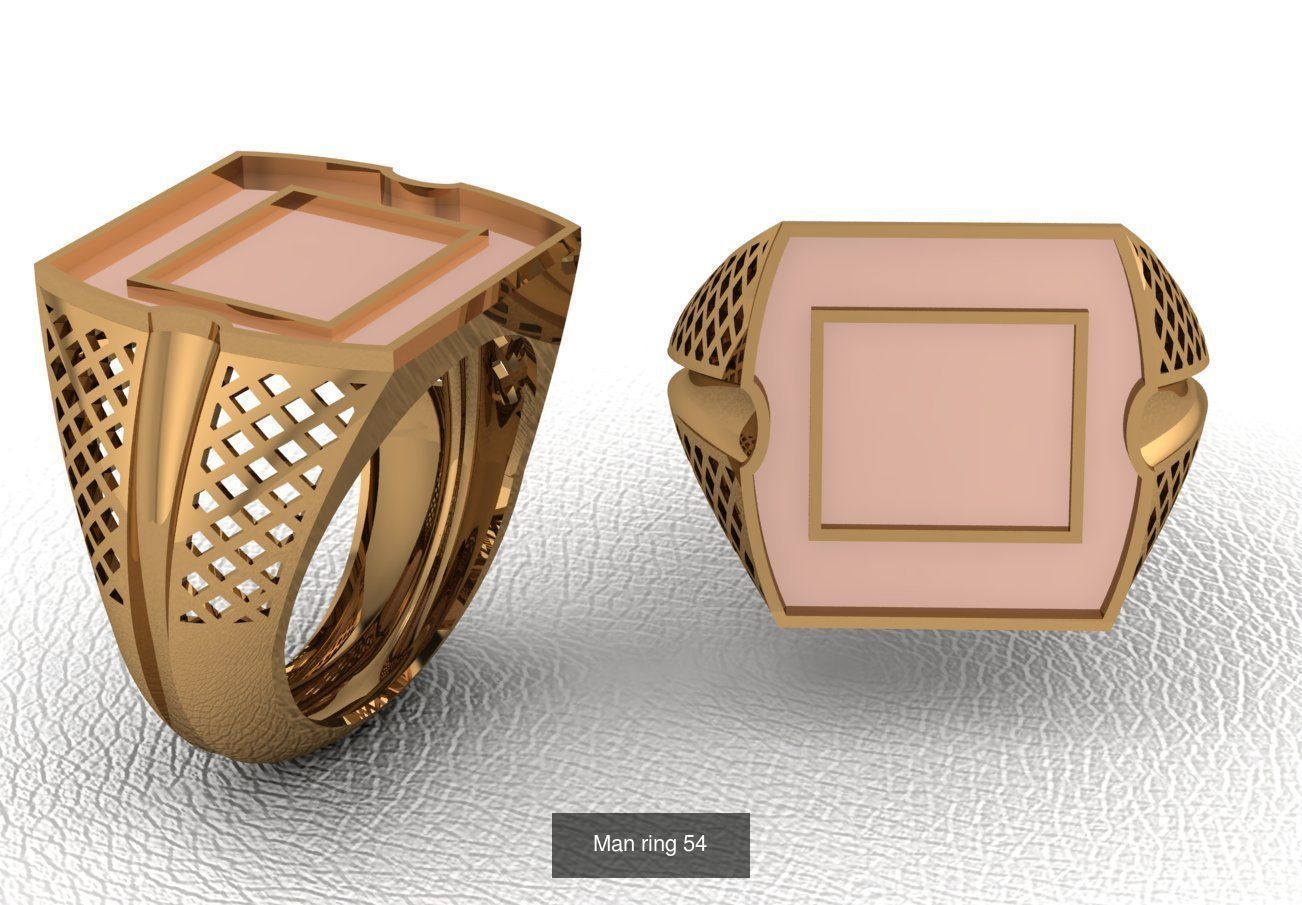 100 ring 3D Model Collection_72