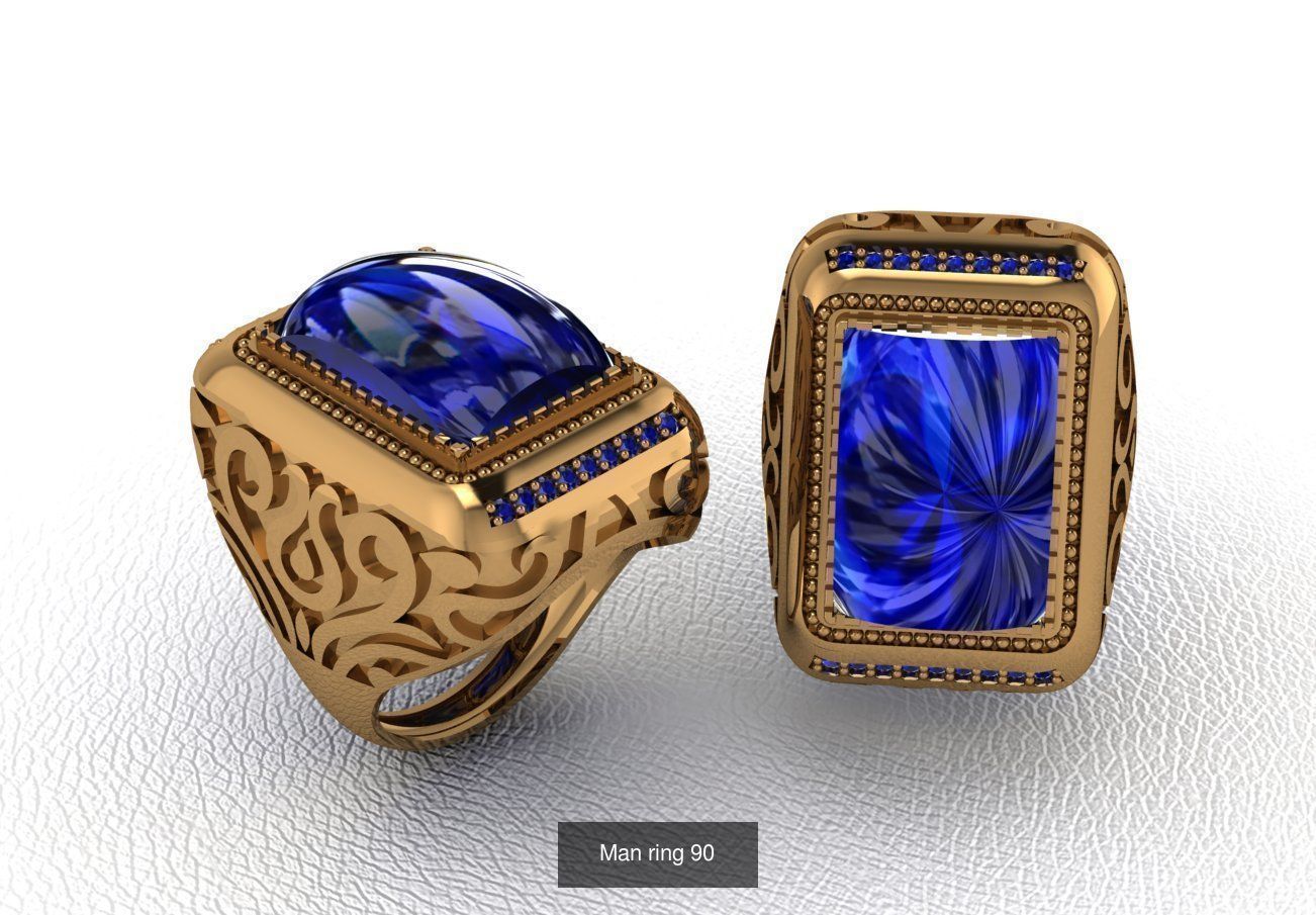 100 ring 3D Model Collection_107
