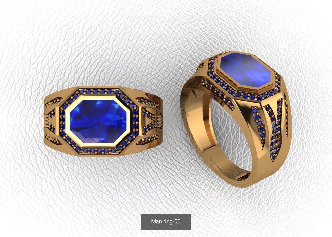 100 ring 3D Model Collection_26