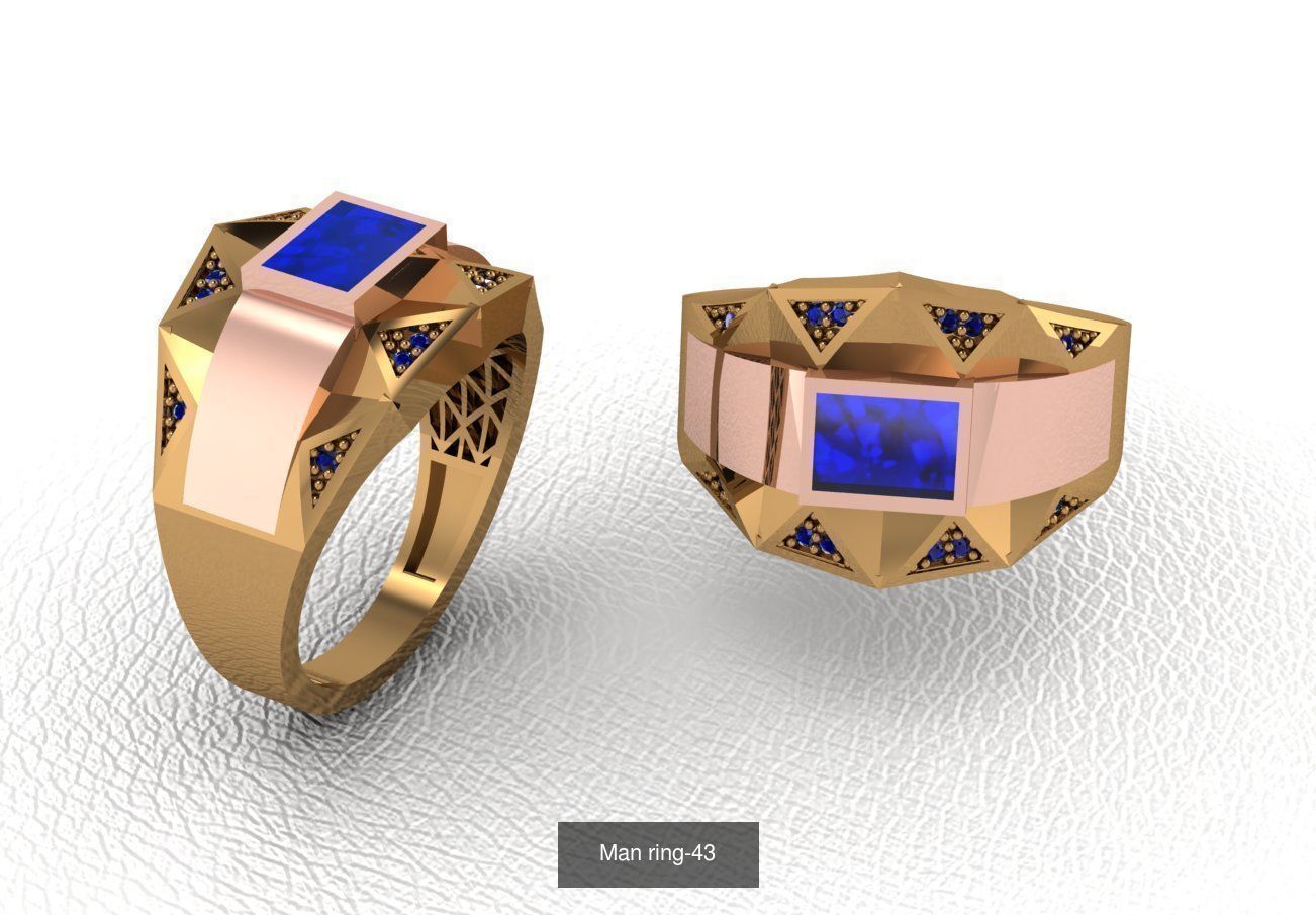 100 ring 3D Model Collection_61