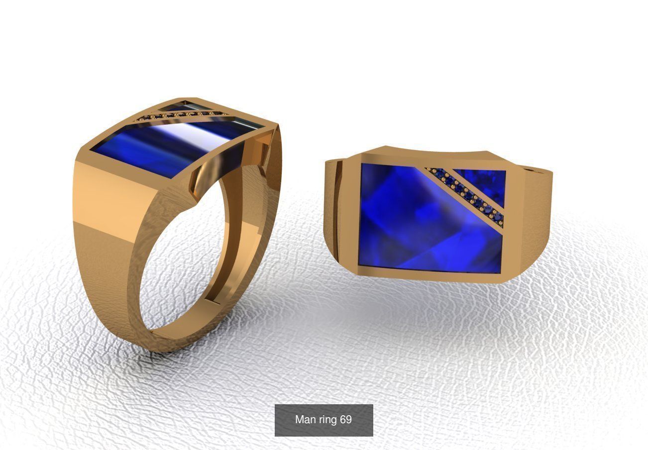 100 ring 3D Model Collection_86