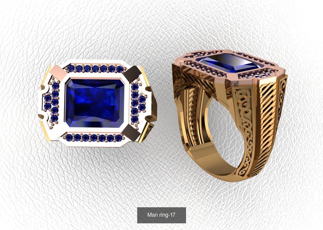 100 ring 3D Model Collection_35