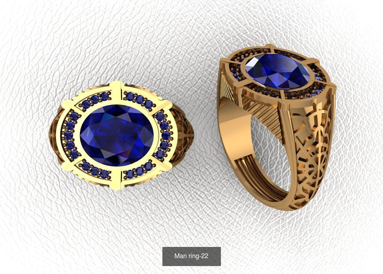 100 ring 3D Model Collection_40