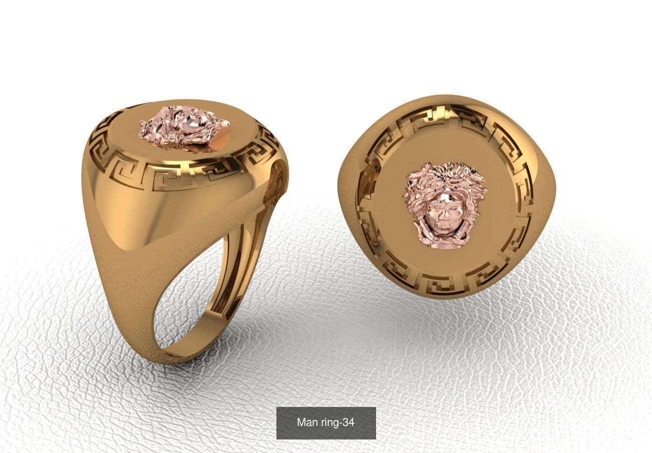 100 ring 3D Model Collection_52