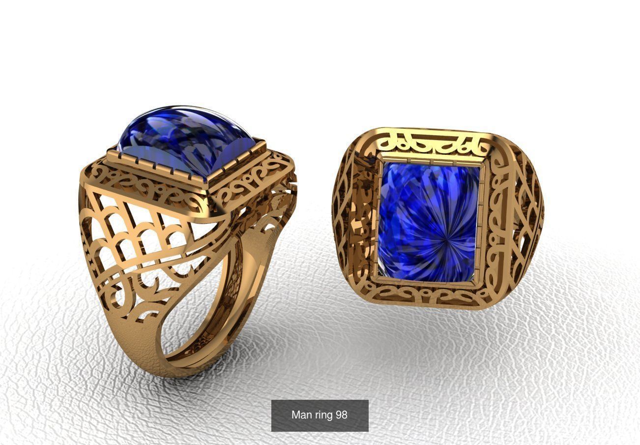 100 ring 3D Model Collection_115