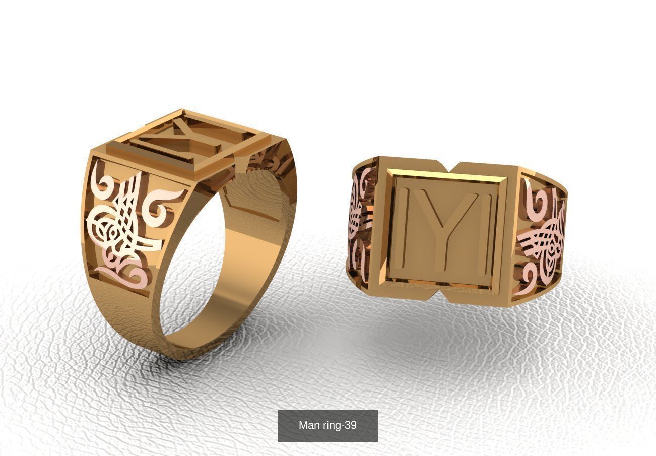 100 ring 3D Model Collection_57