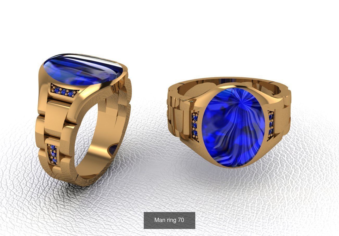 100 ring 3D Model Collection_87