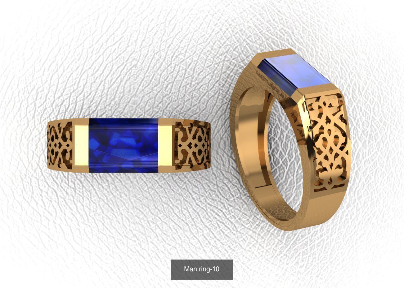 100 ring 3D Model Collection_28