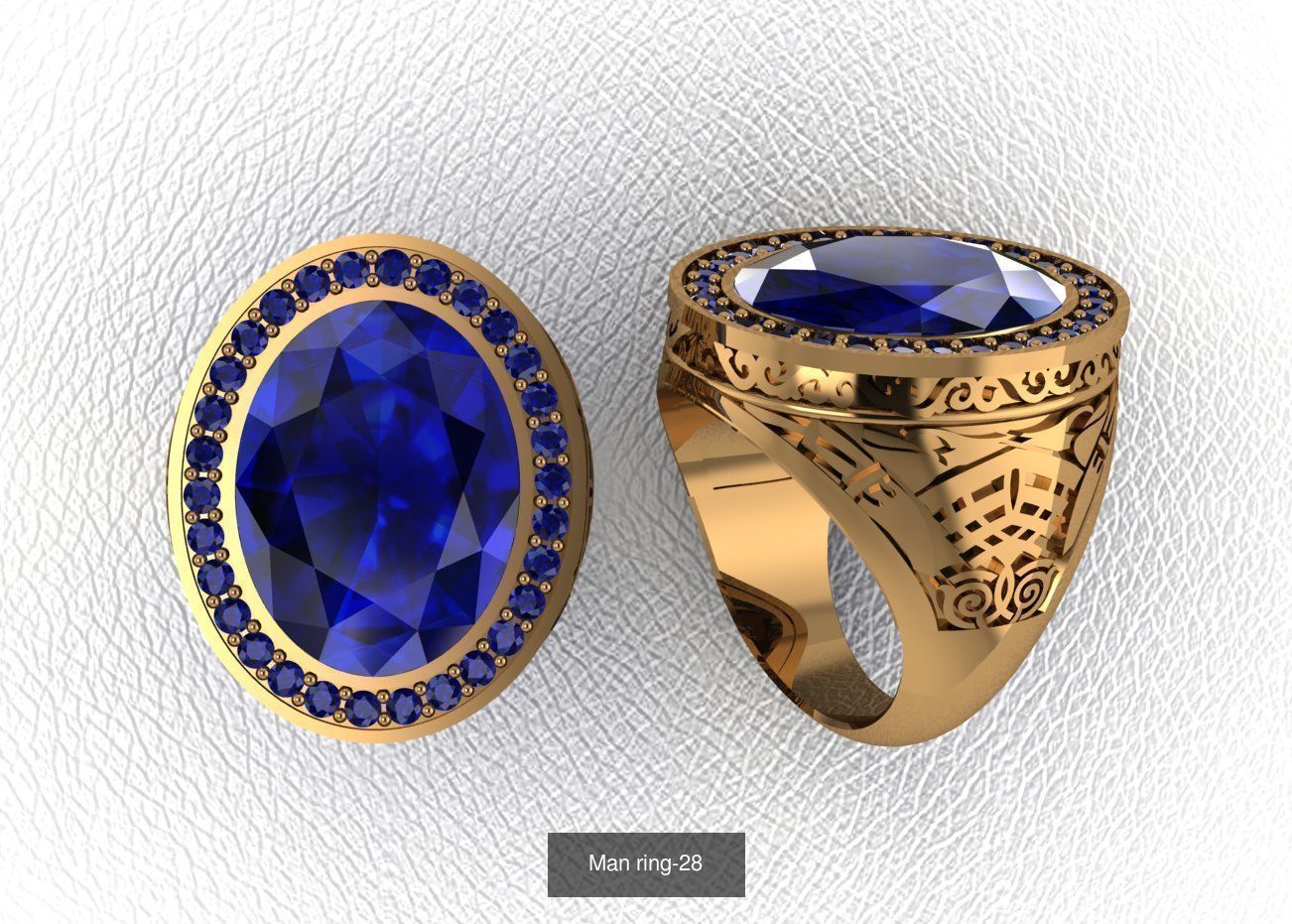 100 ring 3D Model Collection_46