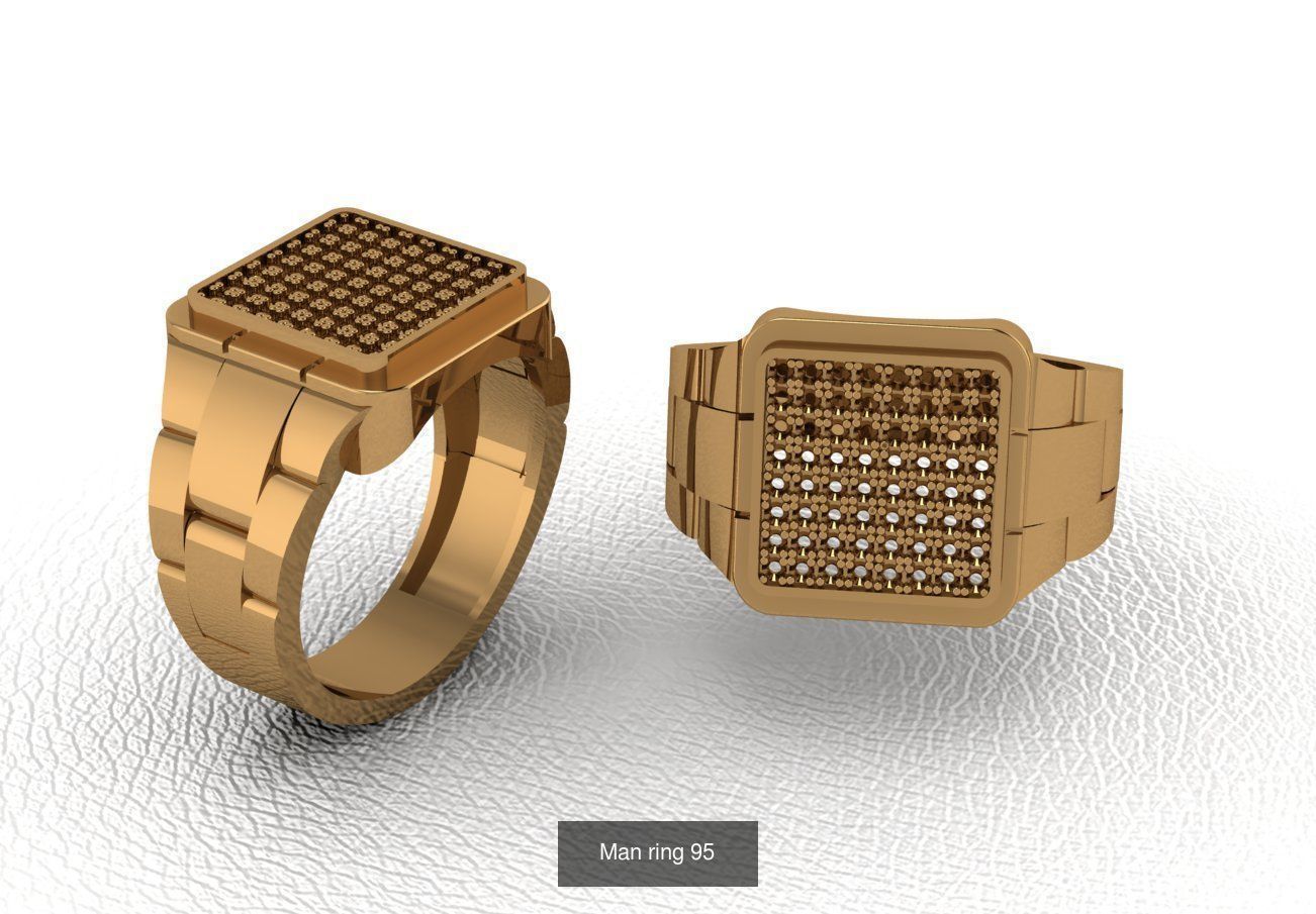 100 ring 3D Model Collection_112