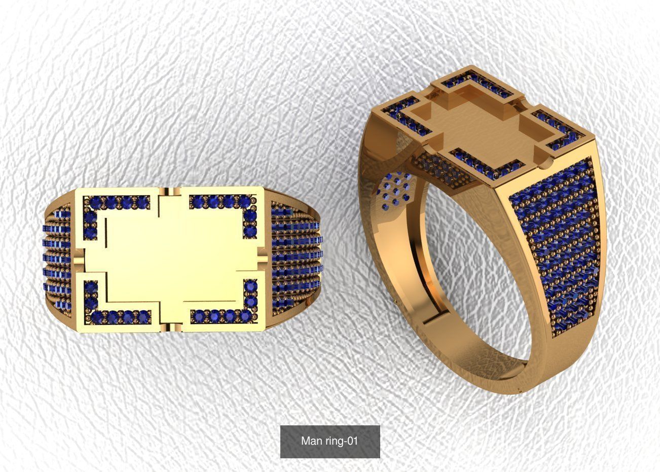 100 ring 3D Model Collection_17