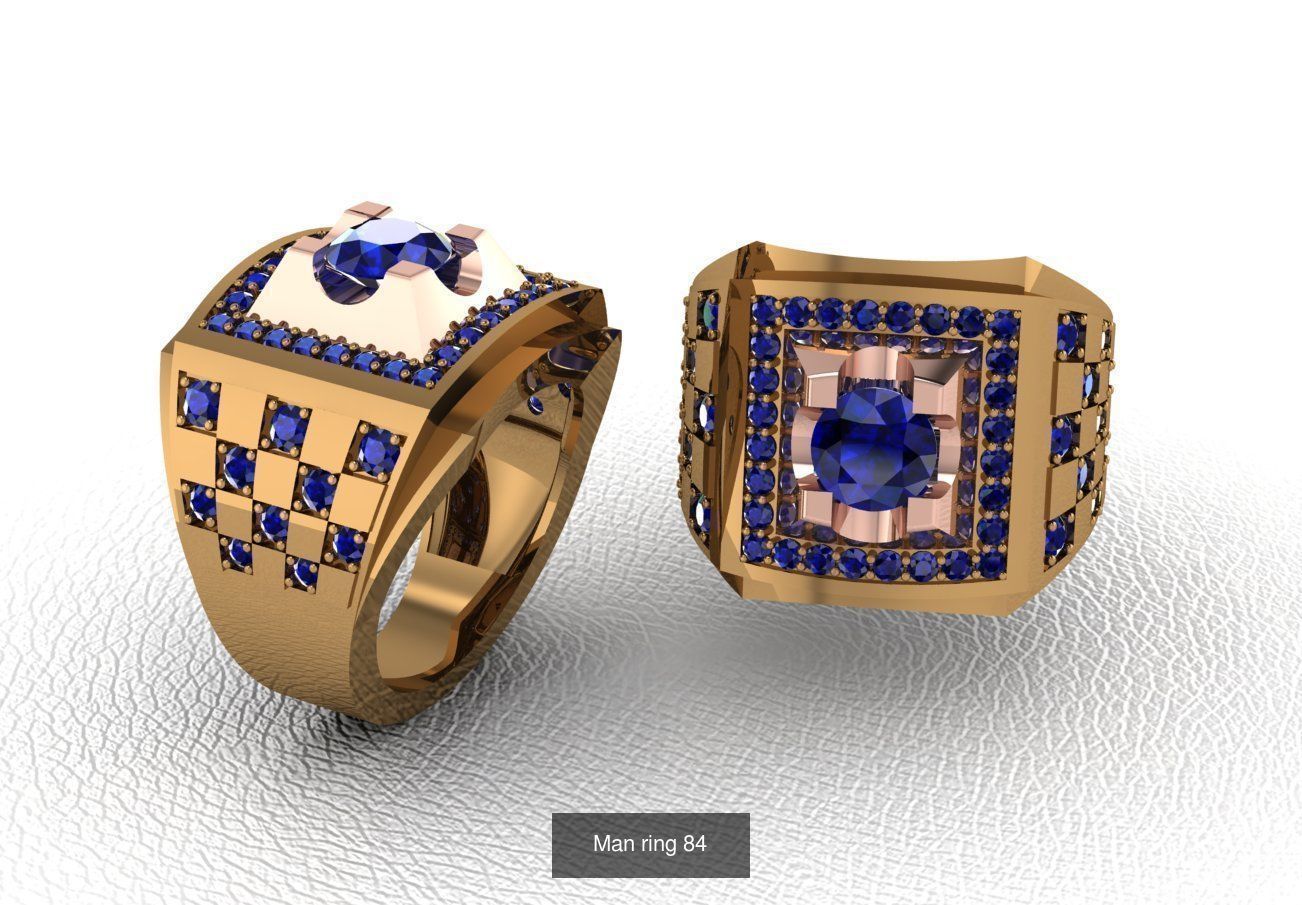 100 ring 3D Model Collection_101