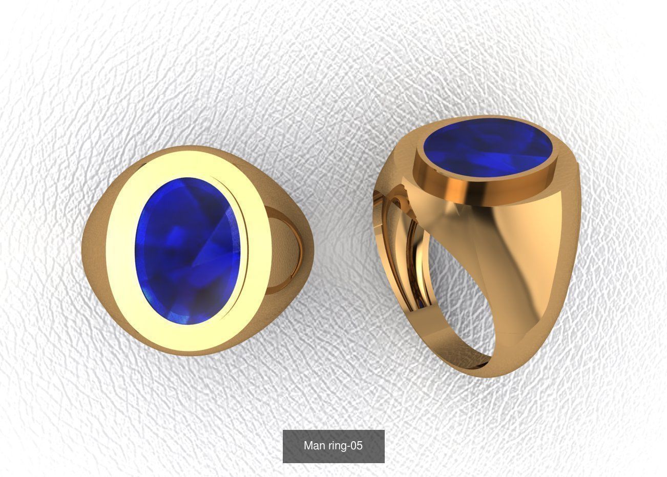 100 ring 3D Model Collection_23