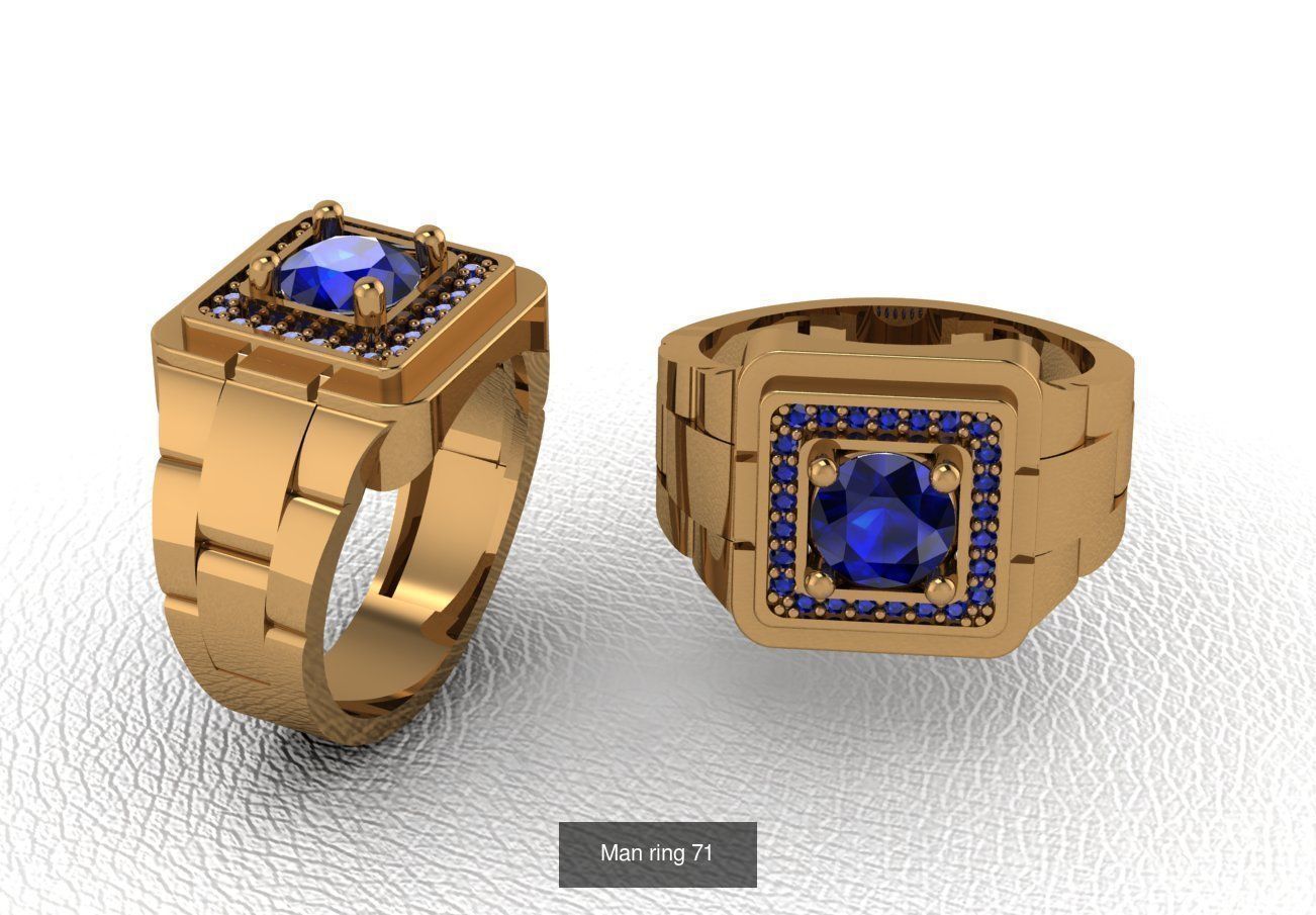100 ring 3D Model Collection_88