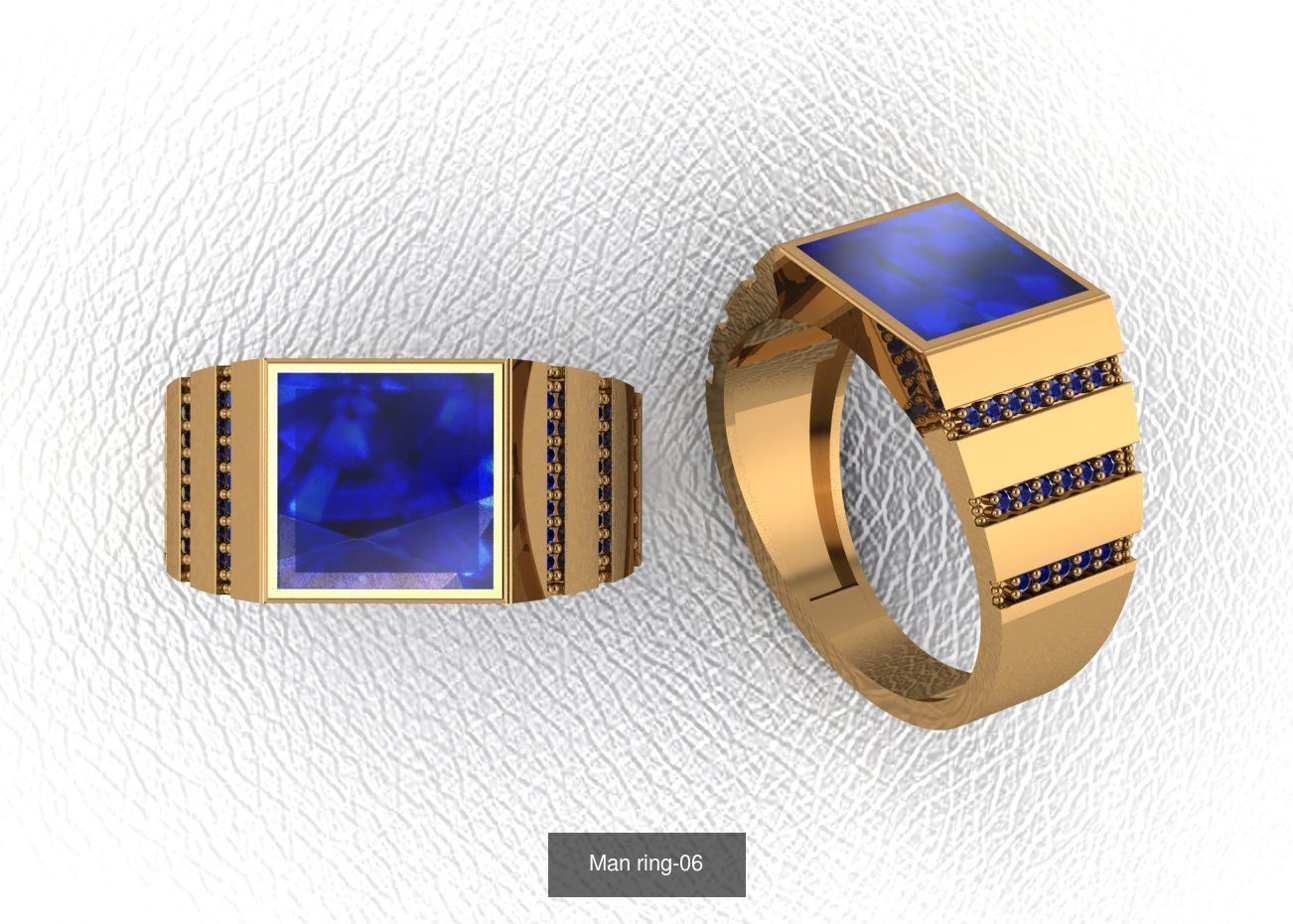 100 ring 3D Model Collection_24