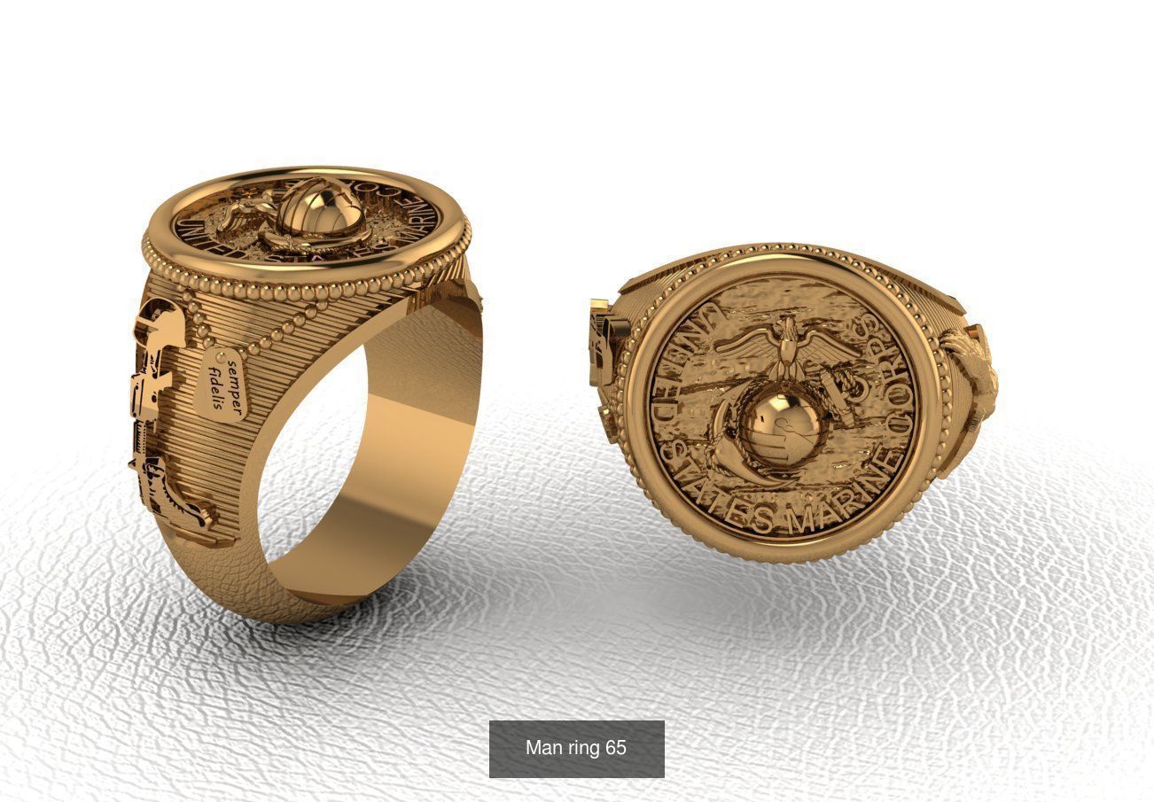 100 ring 3D Model Collection_83