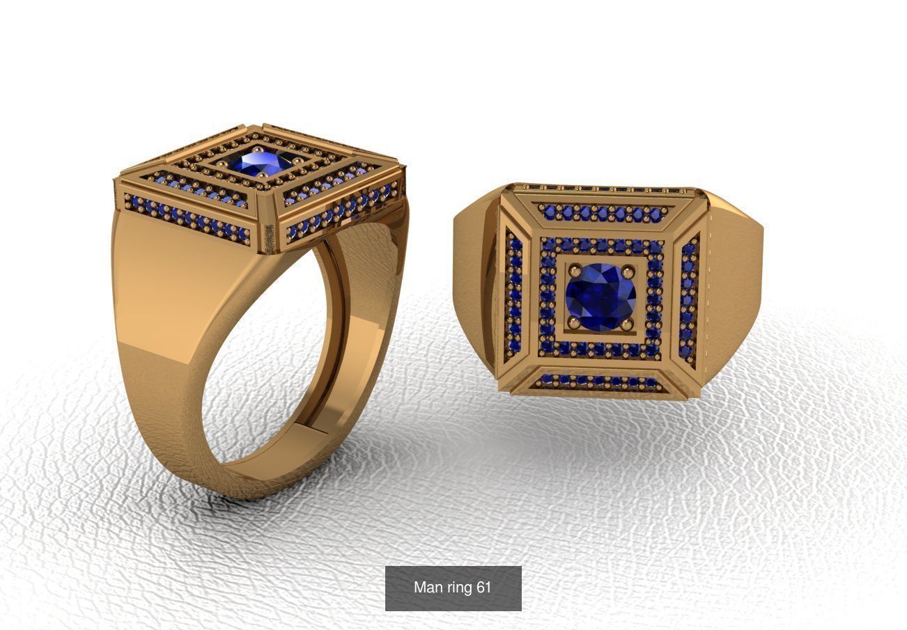 100 ring 3D Model Collection_79