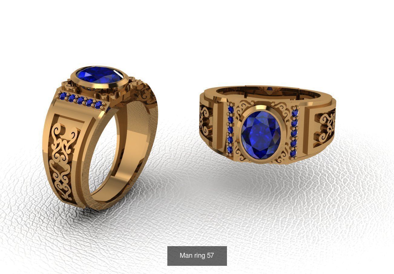 100 ring 3D Model Collection_75