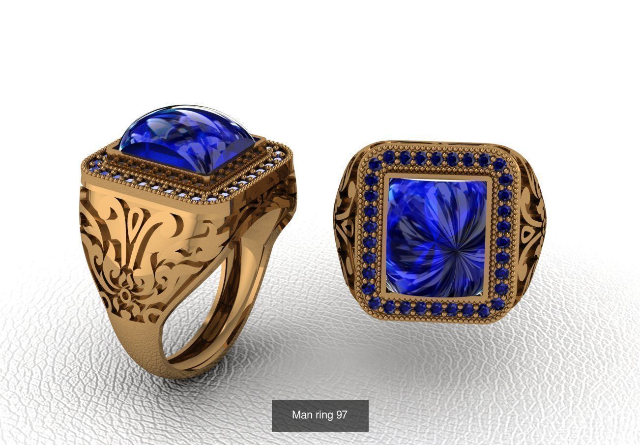 100 ring 3D Model Collection_114