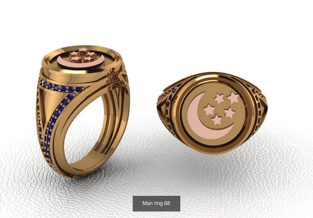 100 ring 3D Model Collection_85