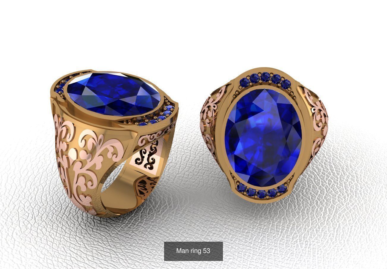 100 ring 3D Model Collection_71