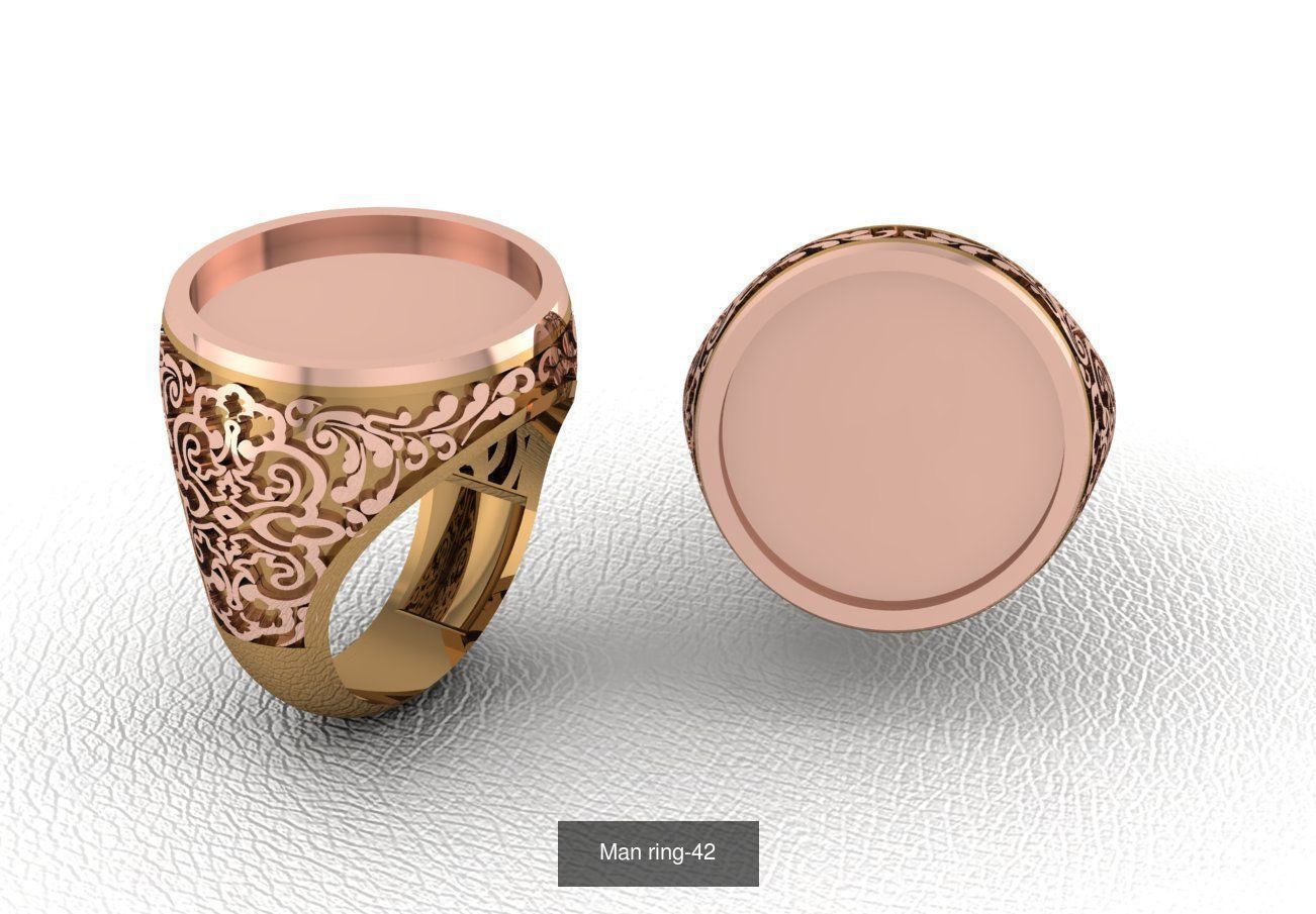 100 ring 3D Model Collection_60