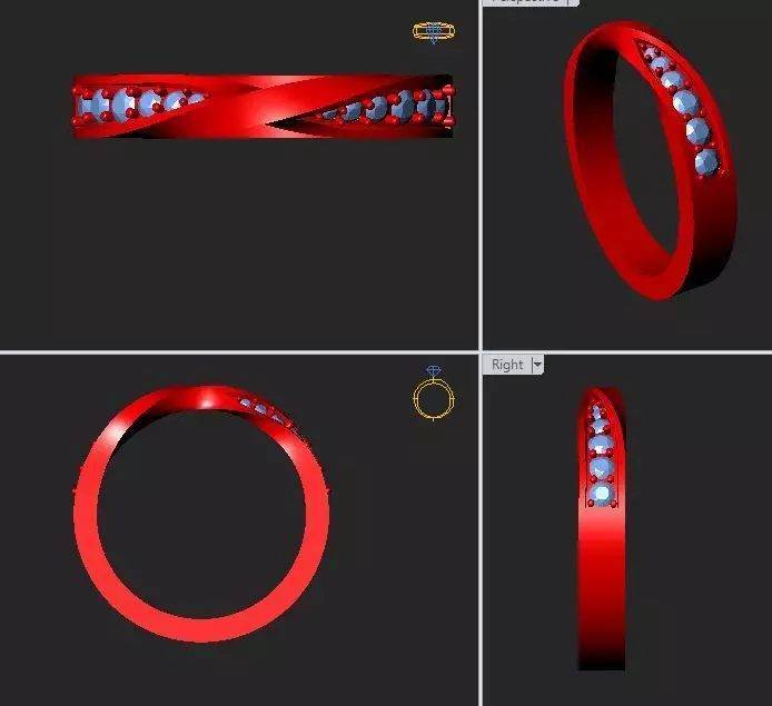ring twist Free 3D print model