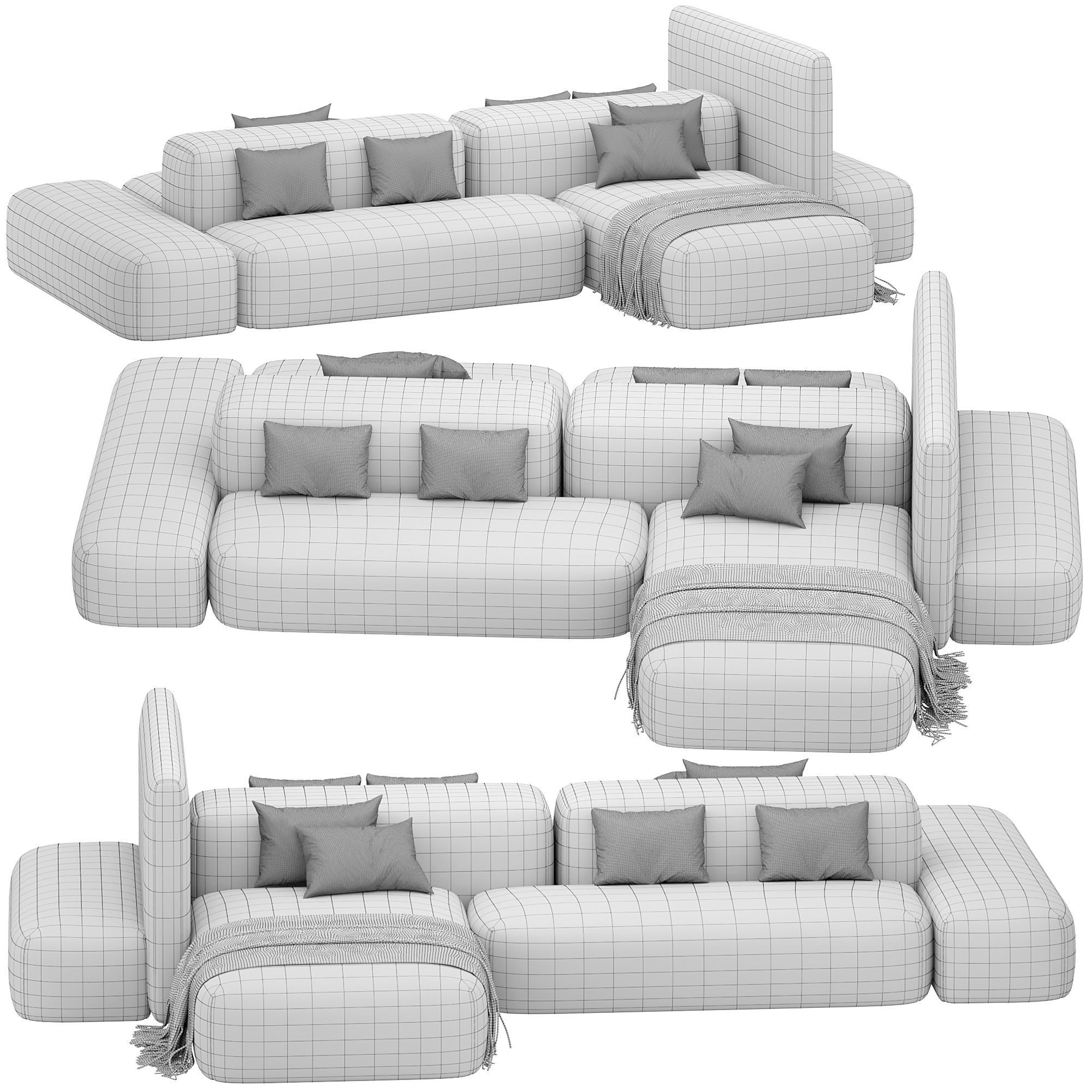 Fred Barry Sofa 3D model_2