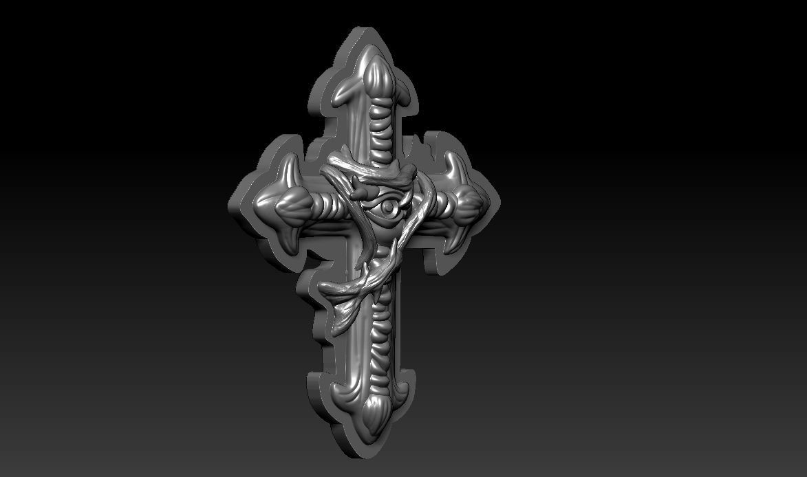 Cross Model 3D print model_2