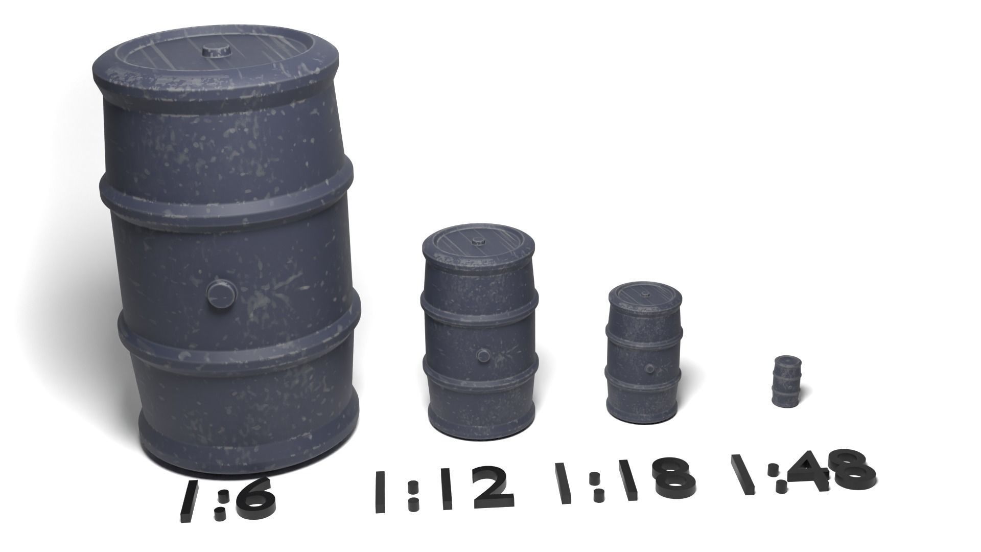 Hyperdrive Coolant Barrel 1-12 scale Blackseries  Free 3D print model_5