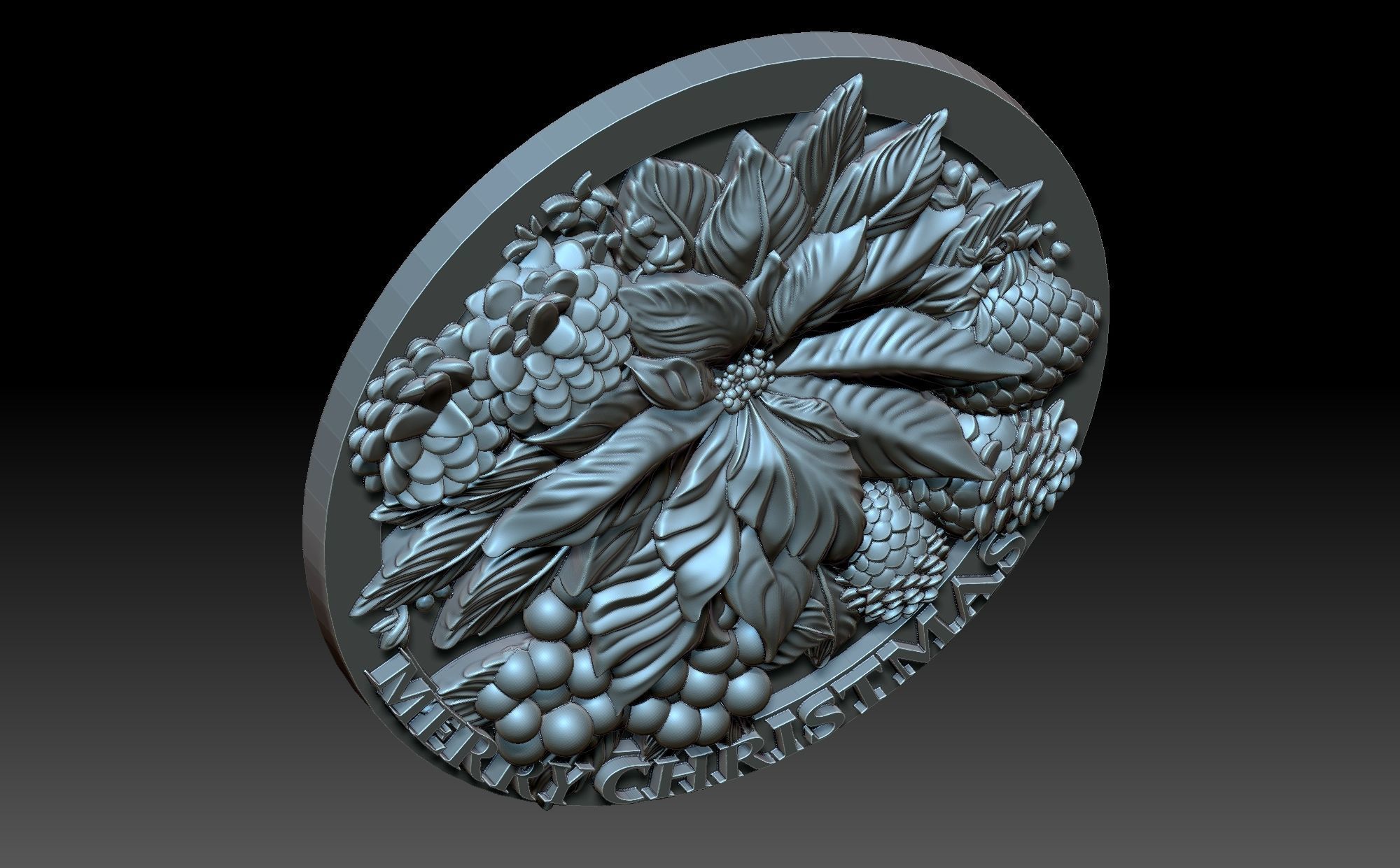 Christmas Flower 3D print model_5