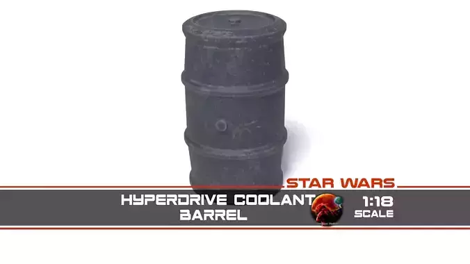 Hyperdrive Coolant Barrel 1-18 scale Kenner Hasbro Free 3D print model