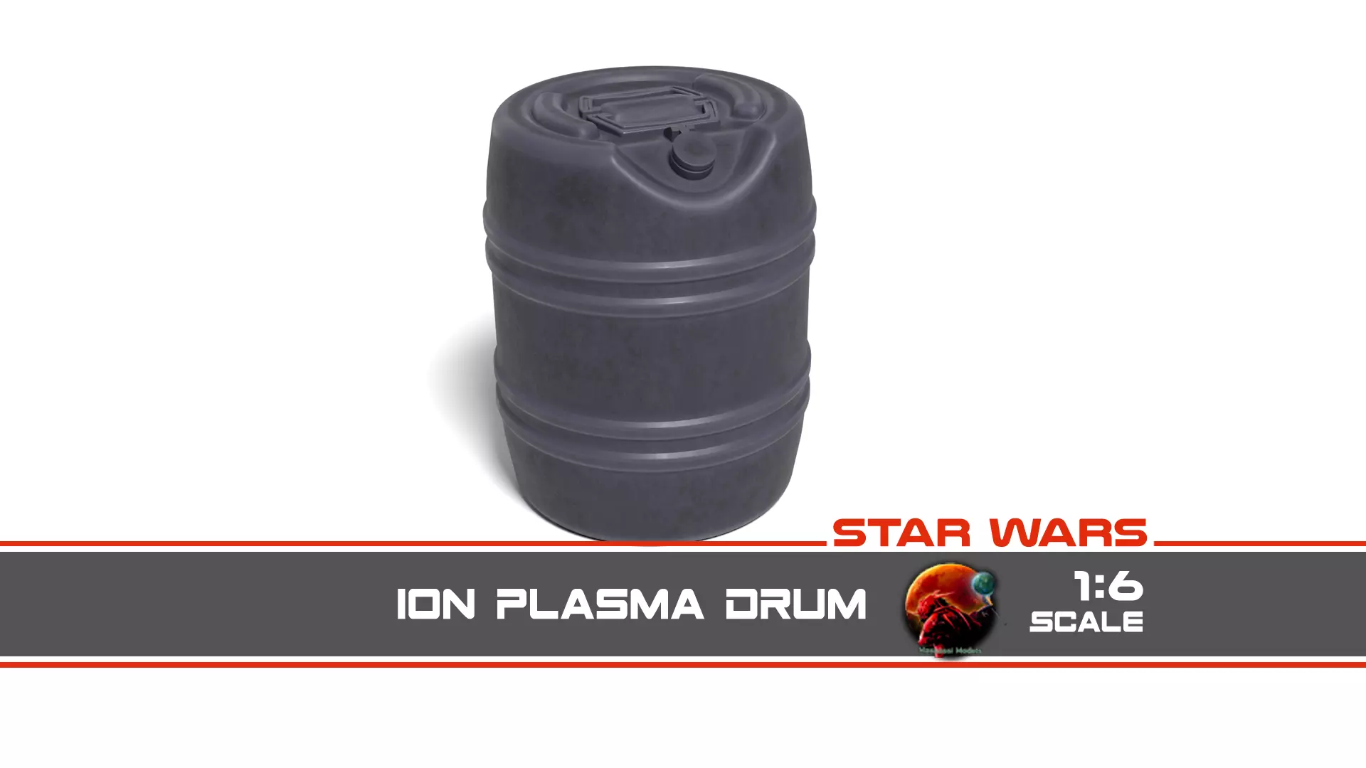 Ion Plasma Drum 1-6 scale Hottoys  3D print model_0