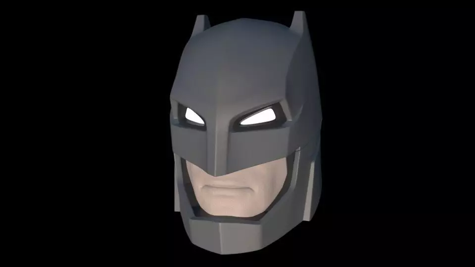 Batman Armored head sculpt Free 3D print model