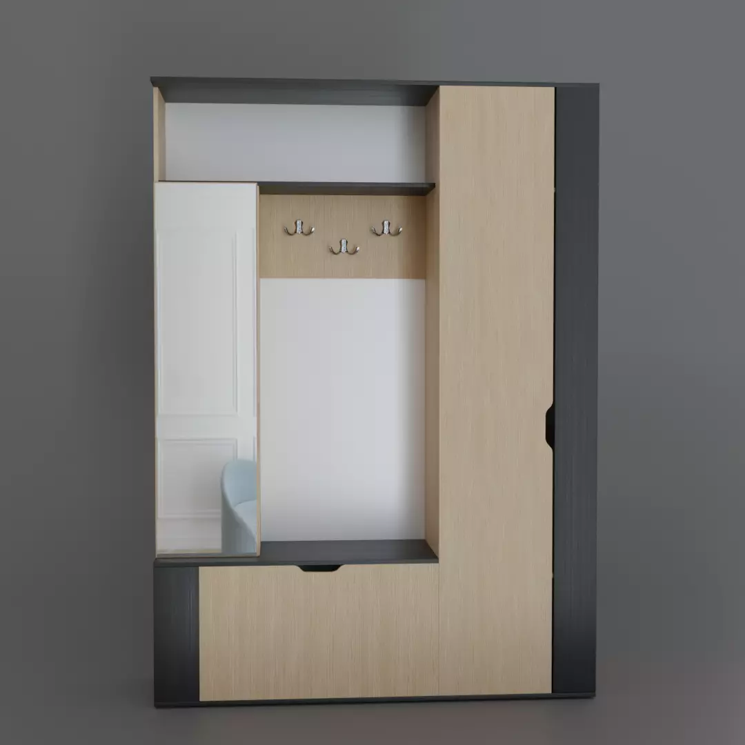 Wardrobe 3D model_0