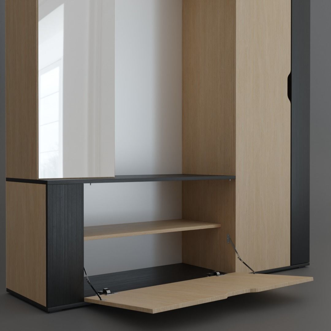 Wardrobe 3D model_2