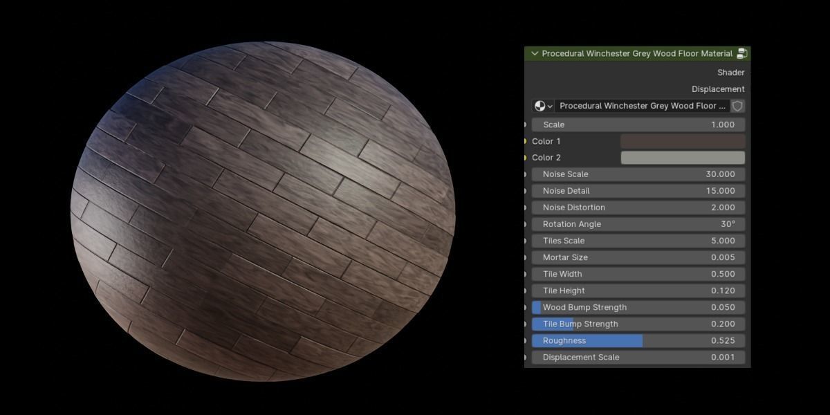 Blender Procedural Wood Floor Materials Texture_11