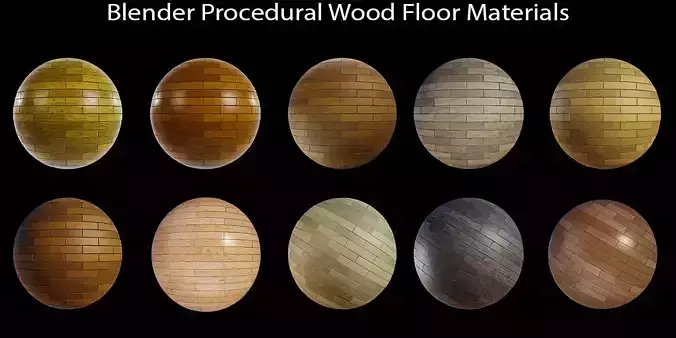 Blender Procedural Wood Floor Materials