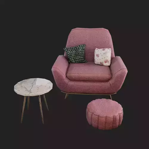Set of stylized furniture