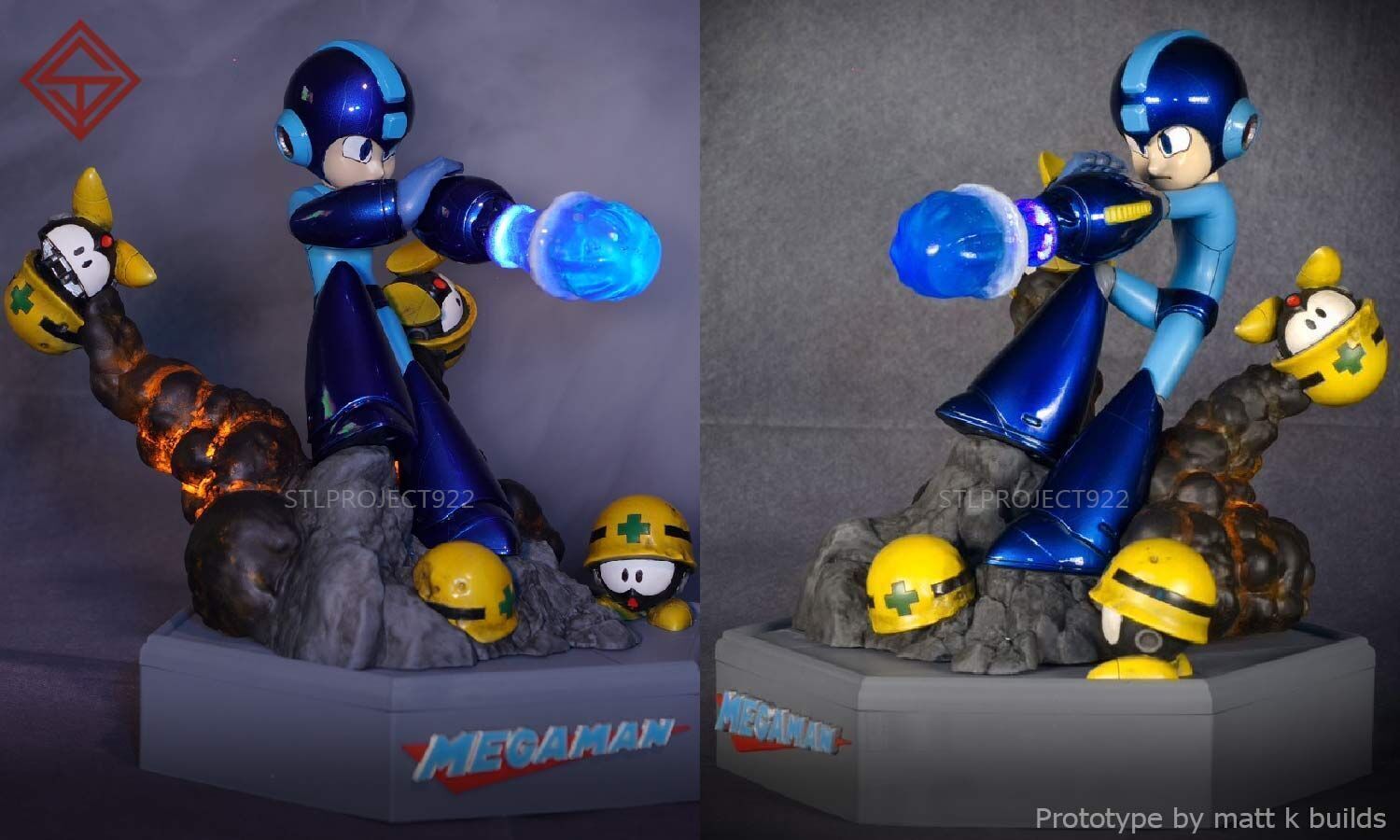 Megaman 3D print model_2