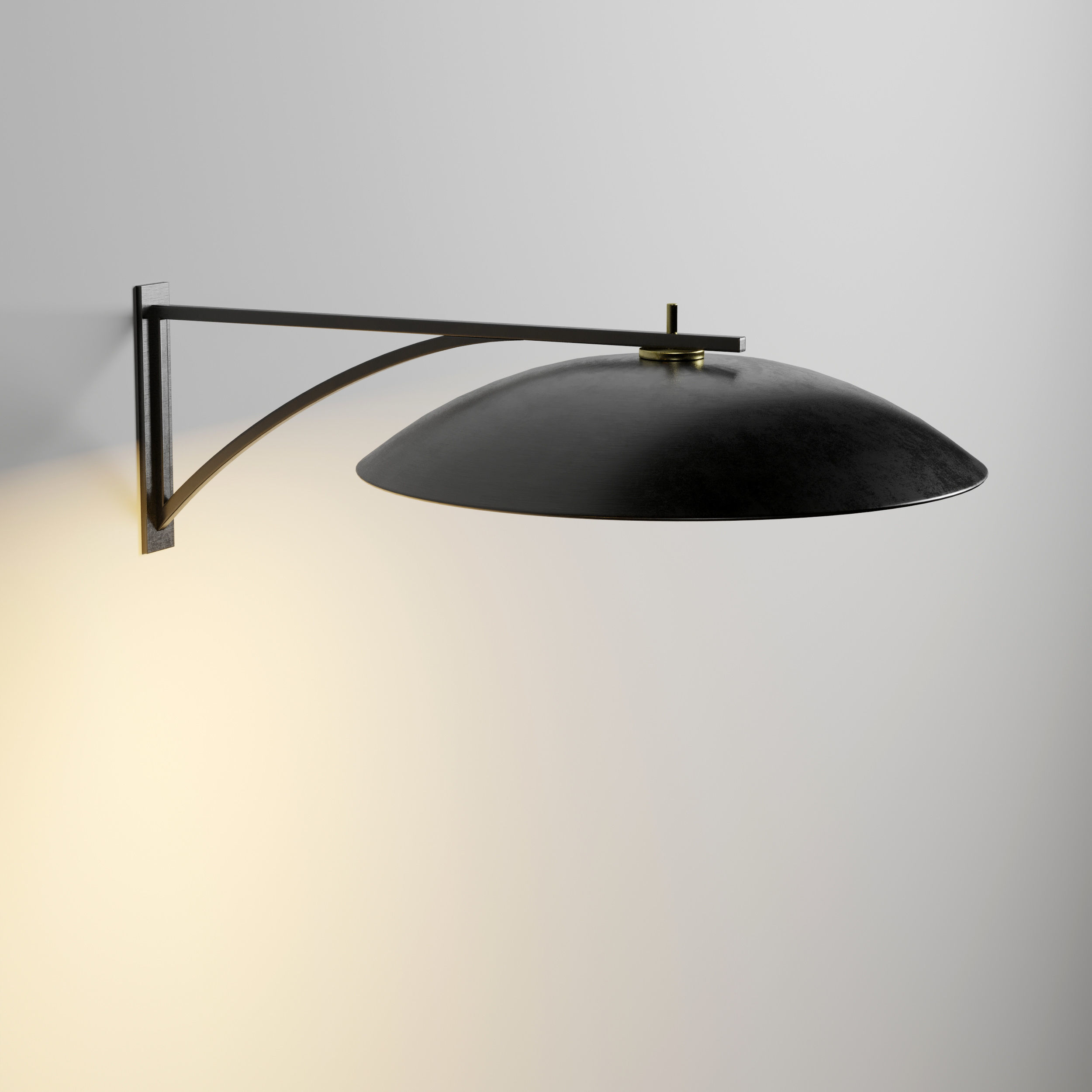 Saya Rakumba Wall Lamp Low-poly 3D model_2