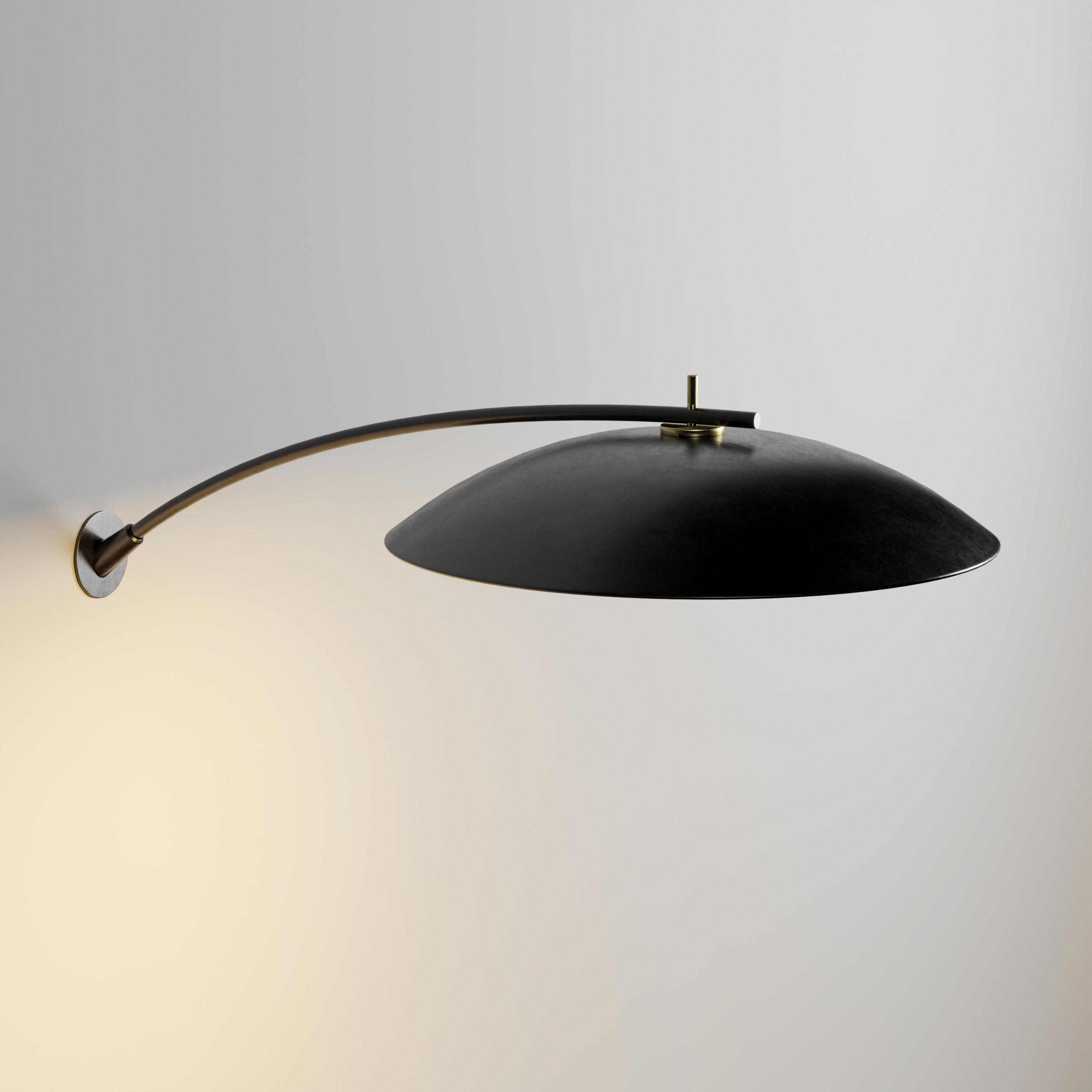 Saya Rakumba Wall Lamp Low-poly 3D model_3