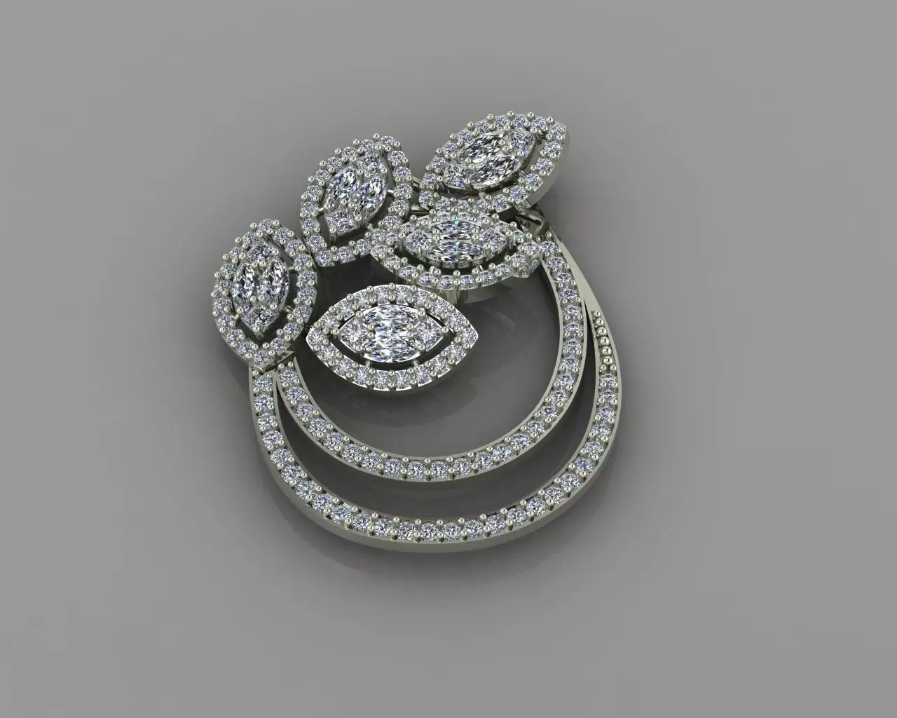 Jewel medal 3D print model