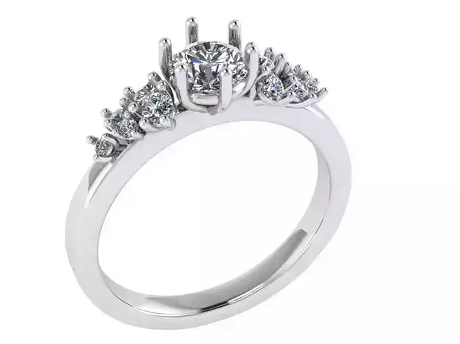 Round Diamond Ring 1138